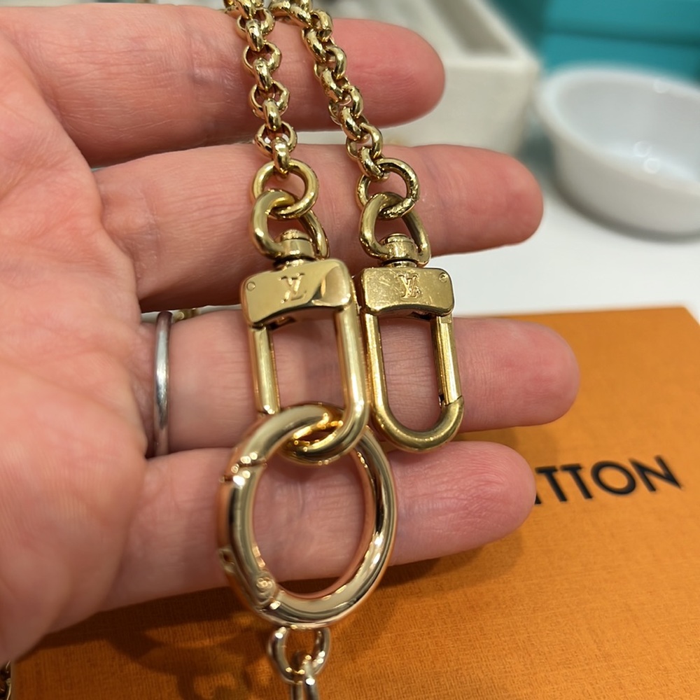 Louis Vuitton Gold shoulder chain